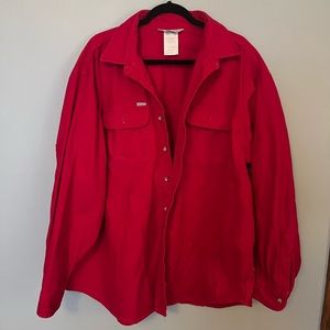 Carhartt Red Button Up Size XXL
